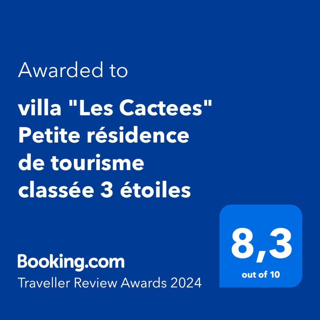 Villa "Les Cactees" Petite Residence De Tourisme Classee 3 Etoiles Antibes Eksteriør bilde